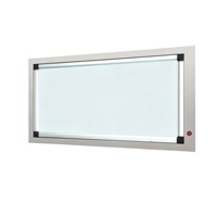 Boîte de visualisation hospitalière moderne Zhiju à détection automatique, éclairage LED à luminosité variable (50 000 heures), construction en acier