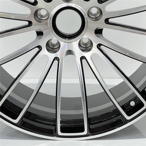 Cerchi in Lega di Alluminio Forgiati Monoblocco Personalizzati da 22 Pollici ET61 Neri con Finitura Lavorata 5x130 per Porsche Cayenne <span class=keywords><strong>Cayman</strong></span> 911 - Product Image 5
