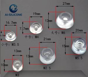 Pieds de meuble, pieds de Table, équipement mécanique Transparent, vis antidérapante, coussinet de pied - Product Image 2