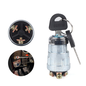 Interruptor de encendido universal YC102852 de metal con dos llaves para automóviles, camiones, vehículos agrícolas, montacargas, equipos de construcción - Product Image 1
