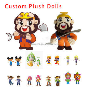 ตุ๊กตาสัตว์ผ้าฝ้ายยัดนุ่นรูปการ์ตูนสัตว์ตุ๊กตาสัตว์น่ารัก - Product Image 3