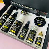 LOGO personnalisé colle pour perruque en dentelle bâton de cire imperméable teinte mousse pour dentelle spray fondant contrôle des bords kit d'installation pour perruque
