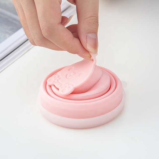 Reusable Travel Collapsible Cup Portable Silicone Foldable Coffee Cup