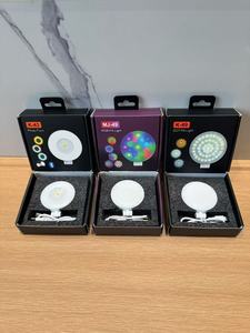 Mini lampe à selfie magnétique, 3 modes, luminosité réglable pour <span class=keywords><strong>smartphone</strong></span> 360 °   <span class=keywords><strong>Anneau</strong></span> lumineux <span class=keywords><strong>LED</strong></span> pliable pour selfie - Product Image 3