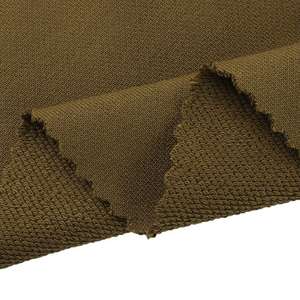 Herbst Winter 100% Bio-Baumwolle Kleidungs stücke 360gsm Französisch Terry gefärbte Stoff Sweatshirts Hosen Shirts Mode Hoodies verdicken warm - Product Image 4