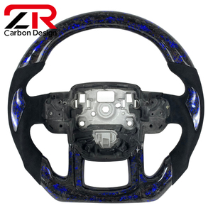 Volante de Fibra de Carbono Forjado para Land Rover Range Rover Sport <span class=keywords><strong>SE</strong></span> SVR HST Range Rover <span class=keywords><strong>Evoque</strong></span> S <span class=keywords><strong>SE</strong></span> HSE, Compatible con Calefacción - Product Image 1