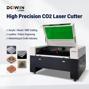 Machine de découpe laser CO2 CNC industrielle 1390 6090 pour panneaux de clôture, carreaux de céramique, bois, verre, feuilles d'acrylique - Prix - Product Image 1