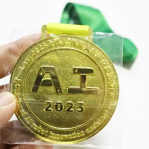 Kofei 2024 professionelle individuelle Metall-Marathon-Sport-Preis-Medaillon Fußball-Metall-Preis Marathon-Lauf-Sport-Medaille