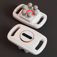 Nouveau pistolet de fascia à six têtes rechargeable sans fil, 9 modes et chaleur, relaxation musculaire, artefact multifonctionnel pour hommes et femmes