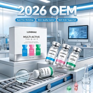 Kit Trio Multi-Actif Liquide d'Essence à l'Acide Hyaluronique GHK CU, Vitamine B5, Coenzyme Q10, Panthénol, Fortifiant, Adoucissant, Réparateur, OEM - Product Image 4