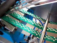 Machine d'impression à chaud automatique TJ-44 pour rubans en tissu et étiquettes, idéale pour les ceintures en cuir