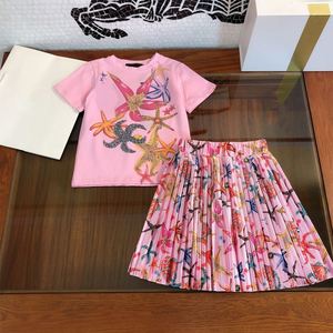 เสื้อผ้าเด็กระดับไฮเอนด์ 21 ชุดเดรสฤดูร้อนสำหรับเด็กผู้หญิง กระโปรงสไตล์ตะวันตก ชุดฤดูร้อนสำหรับเด็ก ชุดสำหรับเด็กมัธยมต้น ชุดสำหรับเด็กผู้หญิง - Product Image 1