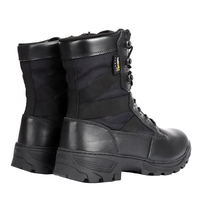 YAKEDA Bottes Homme en Cuir Résistant Randonnée Rafale Askeri Imperméables Entraînement Tactiques