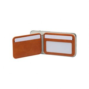 Ready to Ship Magnetic Phone Stand Leather Phone <b>Wallet</b> Credit Cards <b>Holder</b> Fits for iPhone and MagSafe Phone - Product Image 2