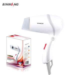 Secado rápido de bajo ruido compacto ligero pelo secador plegable con mango para casa o de viaje - Product Image 1