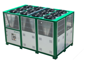 Plastik enjeksiyon kalıplama için suudi arabistan için enerji tasarrufu 100 HP invertör hava soğutmalı vida soğutucu özel tasarım - Product Image 3