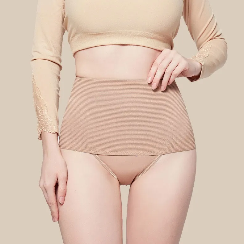 Pantalones de cintura alta de 24cm para mujer, ropa interior con pliegues, pantalones atados a la cintura, moldeador de cuerpo con Control de barriga, monos antirizos