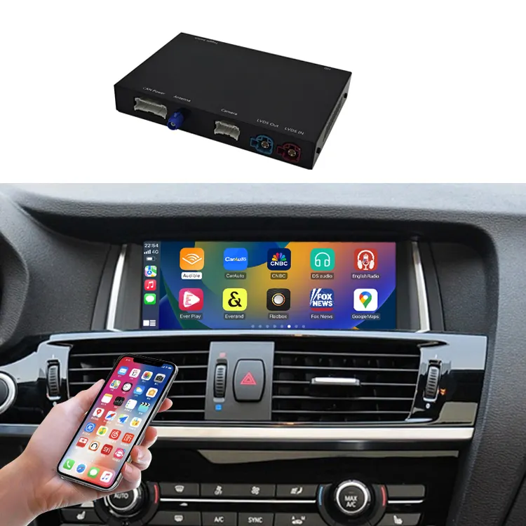 Drahtloses Carplay Auto-Multimedia-Audio Android Auto-Video-Schnittstelle Carplay Auto-Gadgets für BMW NBT X1 X2 X3 X4 X5