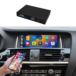 Carplay mobil nirkabel, Gadget mobil untuk BMW NBT X1 X2 X3 X4 X5 antarmuka Video otomatis Android Audio Multimedia mobil