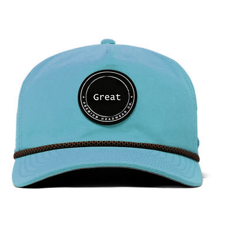 Famous brand Laser Cut Mesh Caps Mens  5 panel Pvc Patch Hat