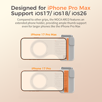 Oferta de Fábrica: Empuñadura Magnética para Teléfono con Control Remoto de Zoom para Android y iPhone