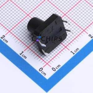 TS015-CBW1EH11.5 Tactile Switch Through hole-4P,12x12mm Switch Single Pole Single Throw Round Button 1.8N Through Hole - Product Image 2