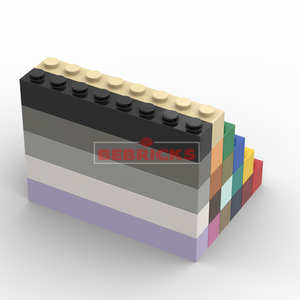 ตัวต่อ BEBRICKS ชุดประกอบหมายเลข 3008 แผ่นขนาด 1x8 ของเล่นตัวต่อพื้นฐาน MOC ชุดแผ่นสำหรับเด็กชายและเด็กหญิง สร้างสรรค์ - Product Image 5