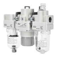 Séparateur huile-eau AFC2000 deux pièces AR filtre de compresseur d'air AL traitement de la source d'air vanne de régulation de pression pièces pneumatiques