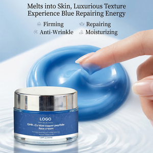 Crème Visage OEM au Peptide de Cuivre Bleu Anti-Rides, Essence Raffermissante au Collagène, Crème Visage au Peptide de Cuivre GHK-Cu Snap8 - Product Image 3