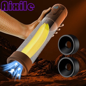 Bomba Eléctrica LED para Pene, Juguetes Sexuales para Adultos, Extensor de Pene para Hombres, Extensor de Erección con 5 Niveles de Succión, Masturbador Masculino Automático - Product Image 1