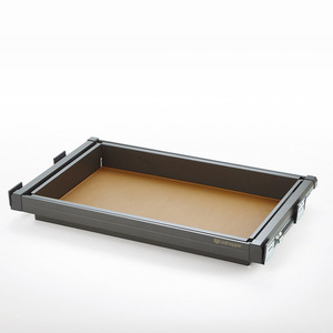 Cooper Pull Out Basket Telescopic Rack Rectangle Adjustable <b>Drawer</b> Style <b>Storage</b> Organizer for Clothing and Linens - Product Image 1