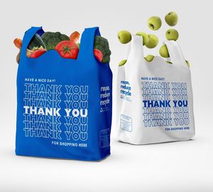 Venta al por mayor de camisetas de plástico biodegradables ecológicas personalizadas y bolsas de compras de supermercado solubles en agua degradables - Product Image 1