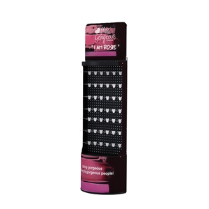 Professional Salon Pegboard Wall Organizer Floor Rack Heavy Duty Metal Display Stand with Removable <b>Hooks</b> for All Beauty <b>Tools</b> - Product Image 3