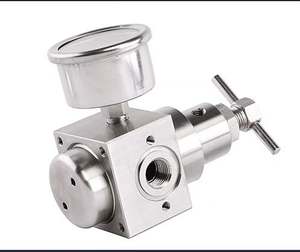 Unité d'air FRL en acier inoxydable réduire la <span class=keywords><strong>pression</strong></span> SS316 haute <span class=keywords><strong>pression</strong></span> 40 bar régulateur pneumatique - Product Image 3