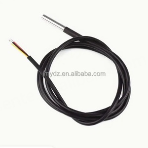 Sonda de Temperatura DS18b20 de Acero Inoxidable de 3 Metros, Tipo Impermeable, Sensor de Temperatura DS18B20 con Cable Impermeable - Product Image 1