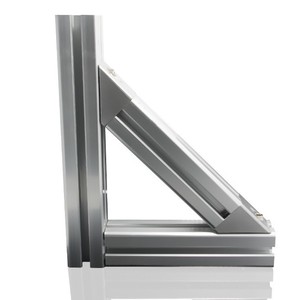 Aluminum Angle Bracket 4040x 6000 Series Cast Aluminum Sandblasted Multipurpose 45 Degree Corner Fitting - Product Image 1