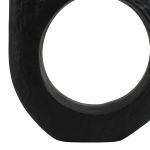 Scultura moderna in metallo a forma di anello, elemento decorativo per casa, ufficio, bagno, soggiorno - Product Image 5