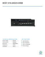 CPU Siemens 6ES7 216-2AD23-0XB8 Usada, Unidad Principal PLC Compacta 226, Controlador de Programación PLC Inteligente para Automatización Industrial