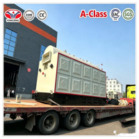 DZH2.0-1.25 Boiler Uap Industri Efisiensi Tinggi 4.5 Ton Berbahan Bakar Biomassa