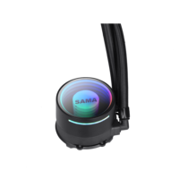 SAMA INTEL - Enfriador de Agua para CPU de PC, Radiador de Cobre con Iluminación LED RGB de 240 mm, Original