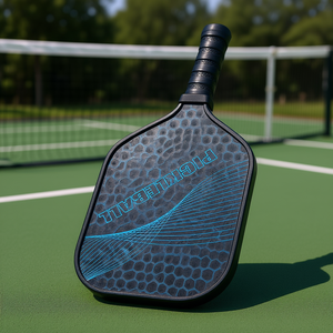 Pala de Pickleball Azul Pro de Fibra de Carbono con Núcleo de Panal, Forma Estándar, Diseño sin Bordes, para Uso en Competición por Adultos - Product Image 2