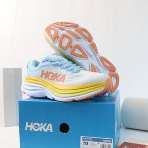 Zapatillas Deportivas Transpirables con Cordones Hokas <span class=keywords><strong>Bondi</strong></span> 8 para Hombre y Mujer, Suela Vibram y Parte Superior de Malla, Zapatillas para Correr de Verano de Alta Calidad - Product Image 1