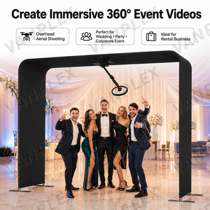 Cabina <span class=keywords><strong>de</strong></span> Fotos <span class=keywords><strong>360</strong></span> con Plataforma Giratoria Sky360, Máquina <span class=keywords><strong>de</strong></span> Video con Control Remoto, Estructura <span class=keywords><strong>de</strong></span> 3m/4m para Bodas, Fiestas y <span class=keywords><strong>Eventos</strong></span> - Product Image 2