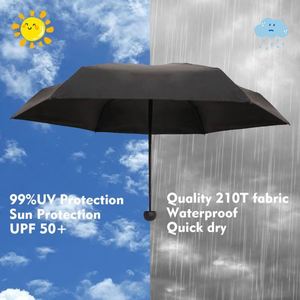 Custom Logo and <b>Printing</b> Cute Multi Color Waterproof Capsule Umbrellas <b>Mini</b> Portable 5 Fold Umbrella for Women - Product Image 4