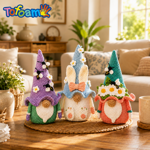 TOFOAM - Kit <span class=keywords><strong>de</strong></span> Ganchillo para Hacer Gnomos <span class=keywords><strong>de</strong></span> Jardín Personalizados, Juego <span class=keywords><strong>de</strong></span> <span class=keywords><strong>Muñecos</strong></span> <span class=keywords><strong>Amigurumi</strong></span> Hechos <span class=keywords><strong>a</strong></span> Mano - Product Image 4
