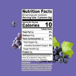 <span class=keywords><strong>Chewing</strong></span>-<span class=keywords><strong>gum</strong></span> <span class=keywords><strong>sans</strong></span> aspartame DC24 DAILY CARE au xylitol, <span class=keywords><strong>sans</strong></span> <span class=keywords><strong>sucre</strong></span>, saveur raisin, <span class=keywords><strong>sans</strong></span> gluten, végétalien - Product Image 2