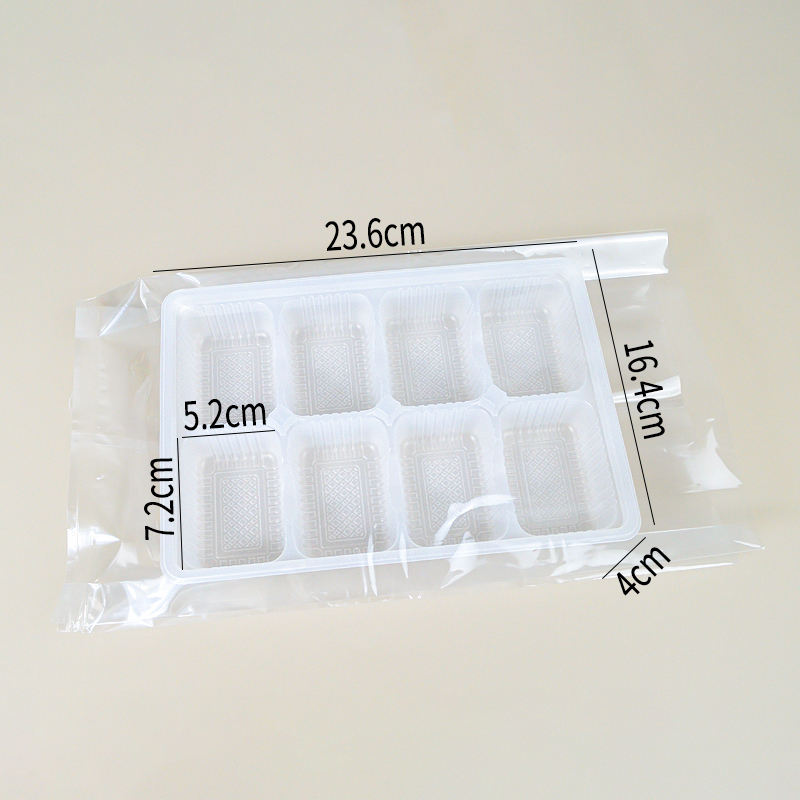 Bandeja 8-grid con el bolso sellado plástico