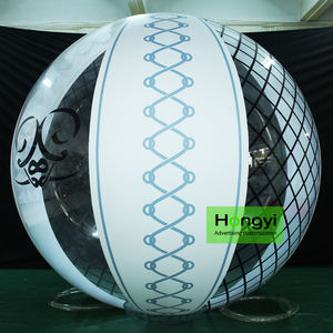 Ballon de <span class=keywords><strong>plage</strong></span> transparent en PVC ballons gonflables noirs et blancs annonçant des ballons jouets - Product Image 6