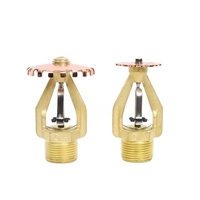 Tête de sprinkler anti-incendie à haute pression en cuivre à réponse rapide, système de sprinkler automatique, 3/4" Wosen Ws personnalisable