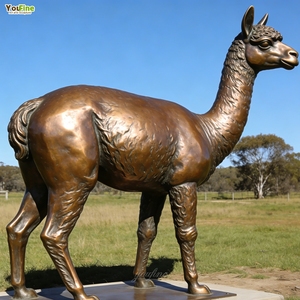 Estatua <span class=keywords><strong>de</strong></span> Alpaca <span class=keywords><strong>de</strong></span> Bronce <span class=keywords><strong>de</strong></span> Tamaño Real para Jardín, Escultura <span class=keywords><strong>de</strong></span> Llama Grande para Patio, Decoración <span class=keywords><strong>de</strong></span> Jardín Hecha a Mano en Bronce Fundido - Product Image 6